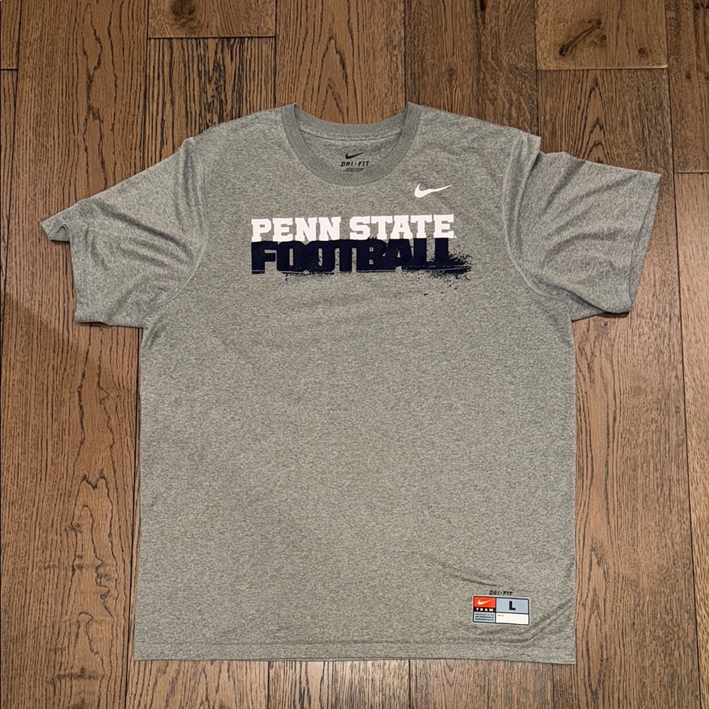 Nike Gray Penn State Football Men's Shirt Size Large